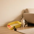 thumbnail image 2 of Extra Large Cat Litter Semi Enclosed Pet Toilet For Cats And Dogs Open Design Indoor Plastic Tray, 2 of 4
