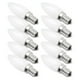 thumbnail image 1 of 10 bombillas LED E12 equivalente a 30 W 50000 horas no regulable lámpara blanca cálida para lámpara de pared para el hogar ANGGREK Otros, 1 of 8