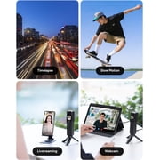 SJCAM C400 3 in 1 Vlogging Camera Combo, 4K Pocket Handheld Camera, 7H Power, 6-Axis Stabilization Action Camera, 2.29Touch Screen, Waterproof Body Cam for Travel Vlog and YouTube Live Streaming
