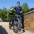 thumbnail image 6 of GOTRAX MX1 Mid Drive Electric Bike, 82 Miles Range, 500W Motor, Front Suspension, LED Display, Rear Cargo Rack – Black, 6 of 17