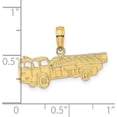 thumbnail image 4 of 14k Yellow Gold Fire Truck Charm - 9.3mm, 4 of 6