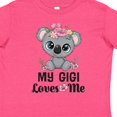 thumbnail image 4 of Inktastic My Gigi Loves Me Grandchild Girls Toddler T-Shirt, 4 of 5