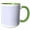 Green/White, variant on 3drose, Color Lavender, 15oz Mug