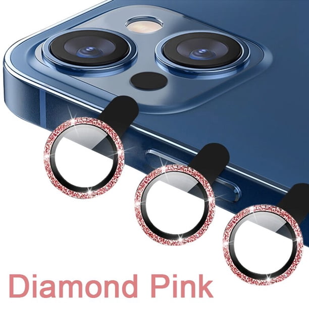 Cristal de protección de lente de cámara para iPhone 14 13 12 11 Pro Max lente anillo de Metal Protector en iPhone 12 13 Mini 14Plus 14Pro Max película Dengxun unisex