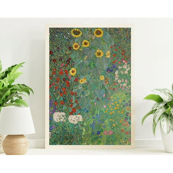 Klimt Garden Painting Print, Art, Landscape Wall Art, Gustav Klimt Vintage Art, Cute Trendy Wall Art Wall Art, Modern Wall Decor, 8x12 UNFRAMED