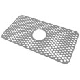 thumbnail image 3 of Estera hueca aislada para fregadero de cocina, antideslizante, multifuncional, de gran tamaño, Protector de silicona para fregadero, color gris, 3 of 10