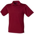 thumbnail image 1 of Henbury - Polo pique de deporte/deportivo de manga corta Transpirable Modelo Coolplus® - Verano/ Vacaciones/Deporte (Burdeos), 1 of 2