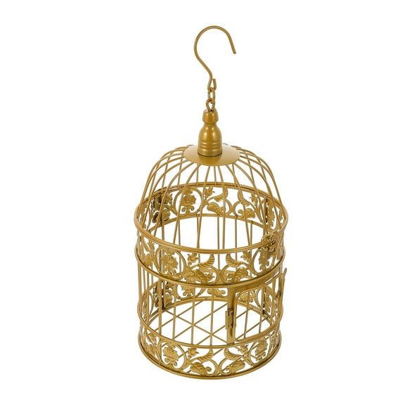 ibasenice Decorative Bird Cage Iron Vintage Style 1Set for Party Home Decoration