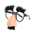 thumbnail image 2 of Funny Groucho Marx Glasses with Large Nose and Fuzzy Eyebrows, Classic Disguise Costume Accessories for Gifts, 2 of 6