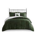 thumbnail image 5 of King Plush to Sherpa Down Alternative Comforter Set green/lvory, 5 of 5