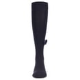 thumbnail image 6 of MeMoi Velvet Bow Cotton Blend Knee High Sock - Girls - Female, 4, Black, 6 of 6