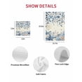 thumbnail image 7 of Blue Coastal Starfish Kitchen Dish Towels for Drying Dishes Set of 2, Beach Nautical Shell Eucalyptus Retro Waffle Weave Microfiber Hand Tea Bathroom Towels Quick Dry & Absorbent Towel 12x12, 7 of 7