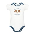 thumbnail image 3 of Hudson Baby Infant Boys Cotton Bodysuits 5-Pack, Ruff Being Cute Dog, 0-3 Months, 3 of 7