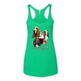 thumbnail image 2 of Wild Bobby, If It's Not a Bassett Hound Its Just a Dog Gift | Womens Dog Lover Premium Tri-Blend Racerback Tank Top, Envy, Large, 2 of 3