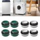 thumbnail image 2 of 4Pcs Universal Anti Vibration Pads Washing Machine Foot Mat Silent Furniture Lifting Foot Base - Gre, 2 of 5