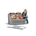 thumbnail image 2 of 2-in-1 Toy Box & Art Lid, Gray, 2 of 5