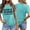 Mint Green, variant on Women Oversized Tshirt Print Top Loose Crew Neck T Shirt Tops for Women Beige L