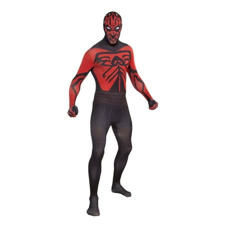 Mens Darth Maul Second Skin Halloween Costume