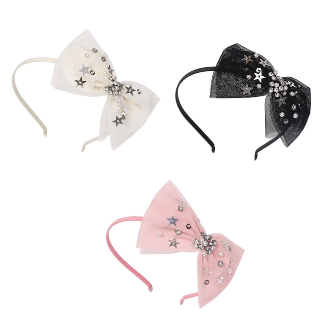 diademas con lazo para niñas, diademas para niños pequeños, lazos para el pelo de cinta de 5 pulgadas para niñas grandes, diadema de moda vívida con textura envuelta