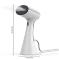 thumbnail image 2 of BIMZUC Portable Handheld Garment Steamer 1000W 220ml 7.4oz Water Tank 20s Fast Heat Removes Wrinkles for Home Office Travel Use White UK Plug Model, 2 of 9