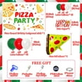 thumbnail image 6 of Pizza Party Decorations, Pizza Theme Birthday Party Supplies - Italy Pizza Theme Birthday Backdrop Balloon Arch Garland kit Cake Topper Pizza Foil Balloon for Baby Shower Birthday Party-70PCS, 6 of 7