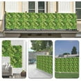25 20" x 20" Artificial Boxwood Panel Hedge Topiary Plant Grass