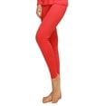 thumbnail image 1 of Sonducket Ropa interior térmica para hombre, pantalones de algodón, Color sólido, cómodos, Otoño Invierno, mallas de longitud completa, Ropa interior Mujer Rojo SG, 1 of 6