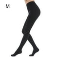 thumbnail image 4 of Collants de Compression, Collants de Compression à Soutien Gradué, Bas de Compression pour Varices pour la Circulation. Couvre-Orteils Noir m, 4 of 6
