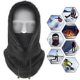 thumbnail image 1 of Pasamontañas - facial para frío - de esquí a prueba Capucha Sombrero de redecilla Gorra para hombres y mujeres Motocic oscuro DYNWAVEMX Pañuelo de pasamontañas, 1 of 8