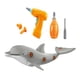 thumbnail image 1 of Estatuilla de animales 3D Tornillo Montado Vida Marina Animal Juguete Submarino Niños Juguete Delfín Magideal Estatuilla de animales, 1 of 7