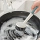 thumbnail image 1 of Cepillo multiusos para limpieza de cocina | Estropajo colgante para ollas y fregaderos con cerdas suaves y rígidas | Mango antideslizante para eliminar manchas y grasa | Limpiador de platos,, 1 of 7