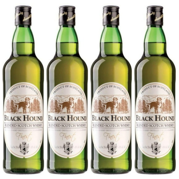 Pack de 4 Whisky Black Hound 750 ml Black Hound 750 ml