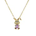 thumbnail image 2 of Wentin Necklaces & Pendants Clearance! Rabbit Pendant Necklace Cute Animal Rabbit Rhinestone Necklace For Mother's Day Women's Gift, 2 of 6