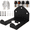 Black A, variant on Wall-Mounted String Trimmer Hanger, Heavy Duty Weed Eater Organizer, Space Saving Garage Wall Storage Rack For Garden Tools Lawn Equipment