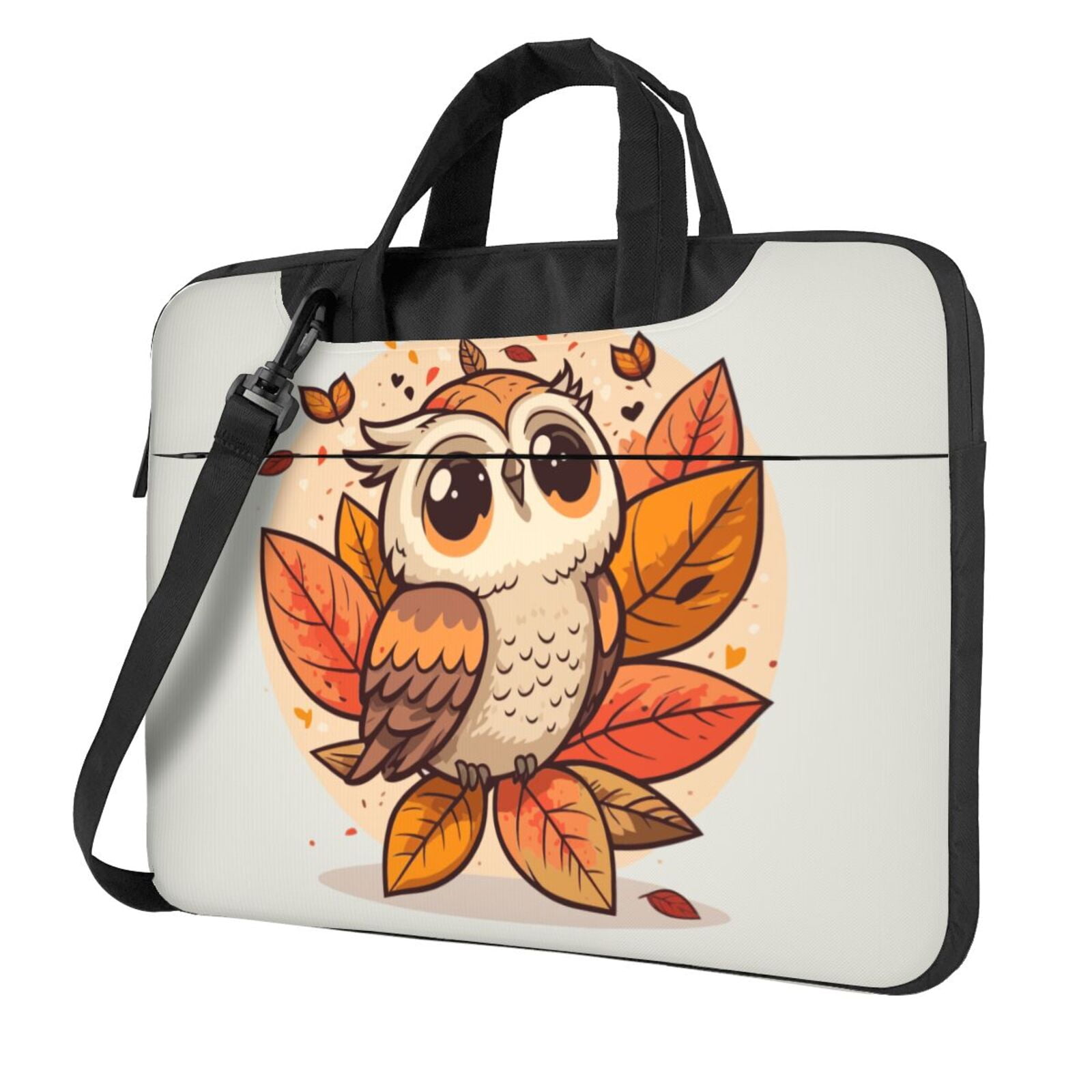 Cartoon Romantic Owl Laptop Bag, 13 inch Laptop or Tablet, Business