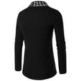 thumbnail image 2 of MQLKF Unisex Men's Long Sleeve Chef Coat Jacket Women Kitchen Restaurant Cooking Work Chef Uniformss Shirt Tops Fashionable Breathable Men's Tops, 2 of 5