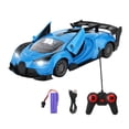 thumbnail image 2 of Vogacara Coche de juguete RC con Control remoto, coche de carreras recargable, juguete inalámbrico de carreras de alta velocidad, coche de juguete para Juguetes Educativos Azul Bugatti Vogacara FN000522-02B, 2 of 6