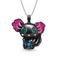 thumbnail image 1 of Collar con colgante encantador y divertido de dibujos animados de moda con ojos grandes que abrazan el amor de una pequeña dama dragón, 1 of 5