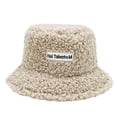 thumbnail image 2 of Kiplyki Teddy Style Lambs Wool Bucket Hat Cute Girls Outdoor Sports Fisherman Cap For Women Casual Winter Warm Hat, 2 of 6