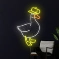 thumbnail image 3 of Handmadetneonsign Cowboy Duck Neon Sign, Duck Cowboy Led Sign, Cowboy Hat Boots Duck Led Light, 3 of 5