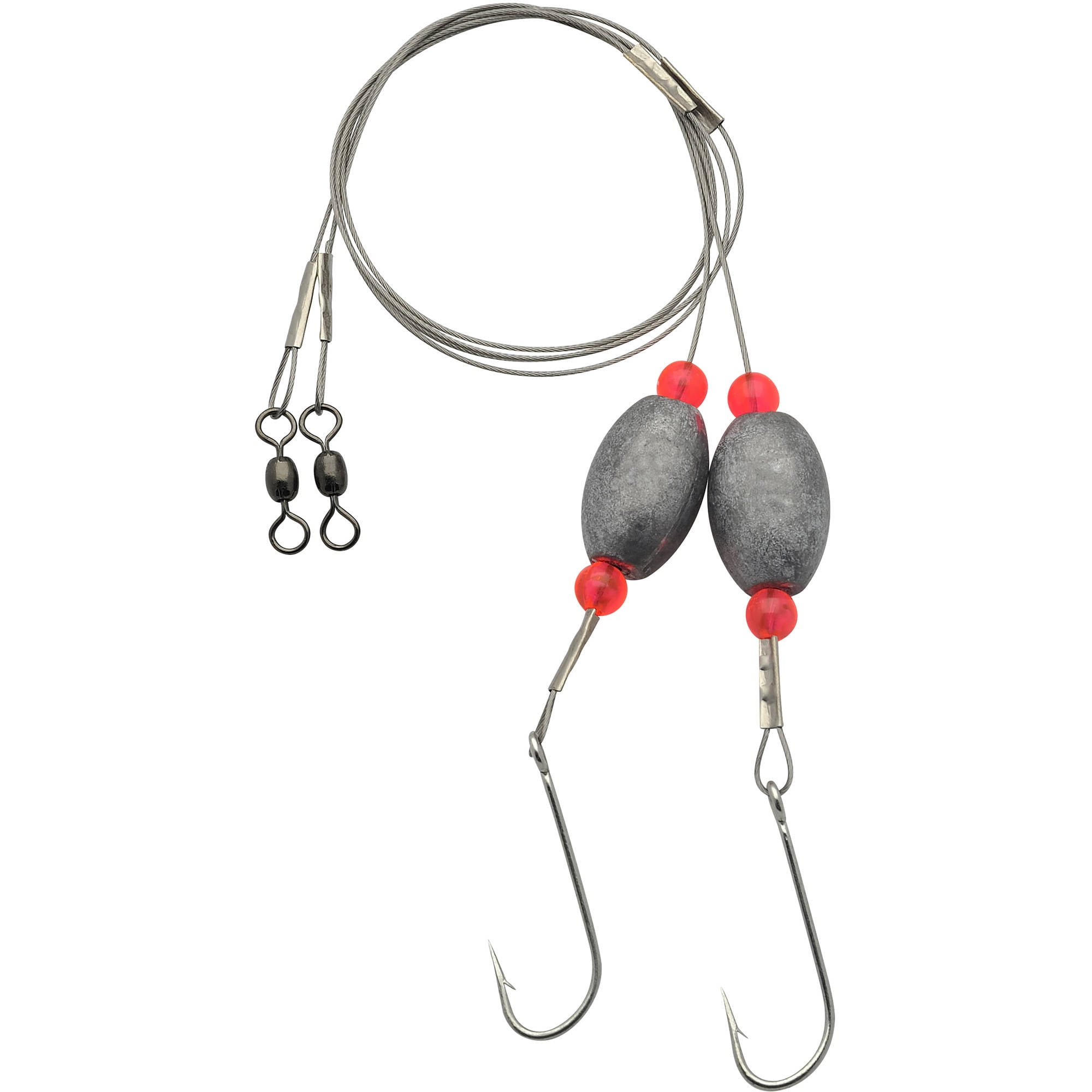 (2 pack) Eagle Claw Fishing Tackle, L1025-112 Lazer Ready Rig with Hook, 1 1/2 oz.