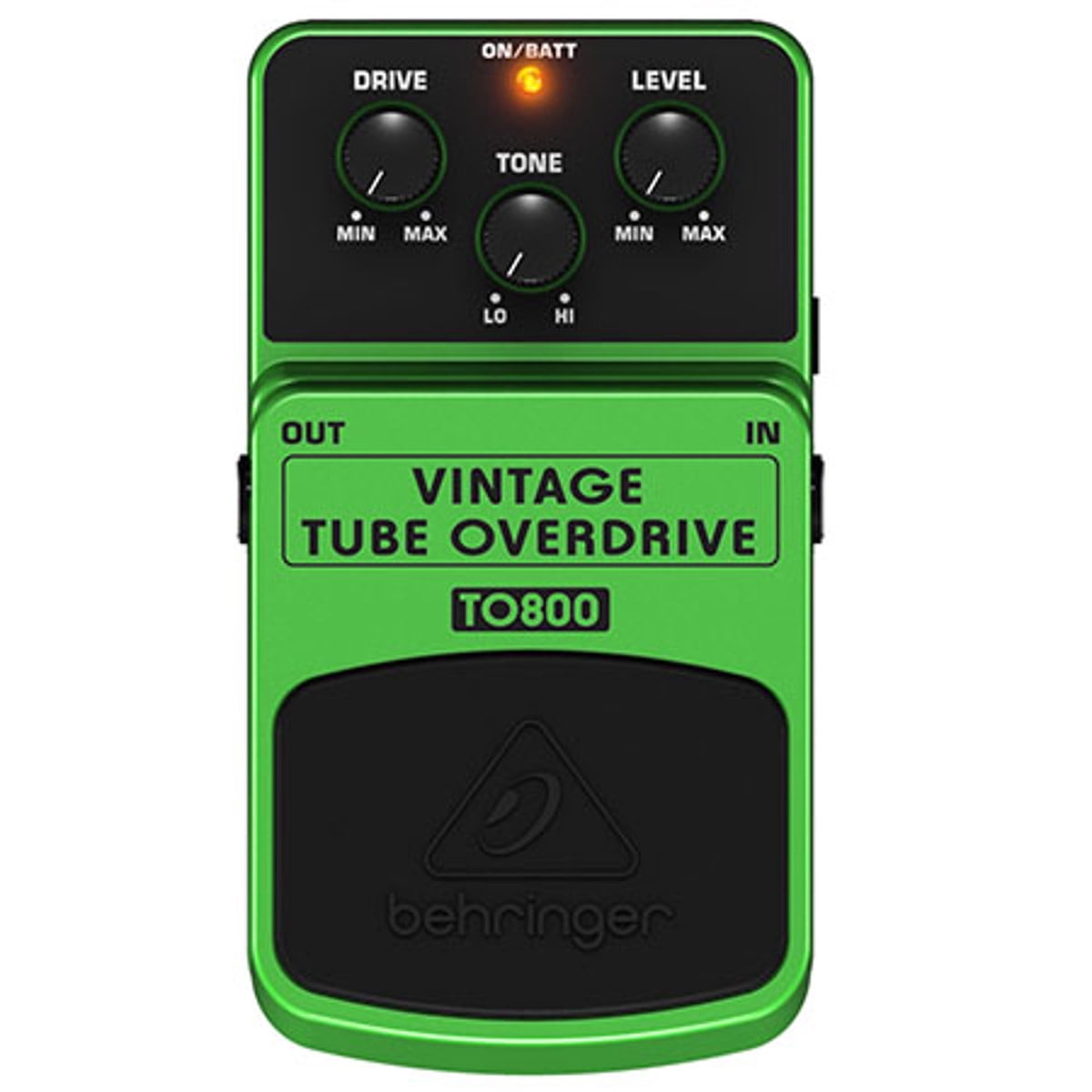 Behringer VINTAGE TUBE OVERDRIVE TO800 Vintage Tube-Sound Overdrive Effects Pedal
