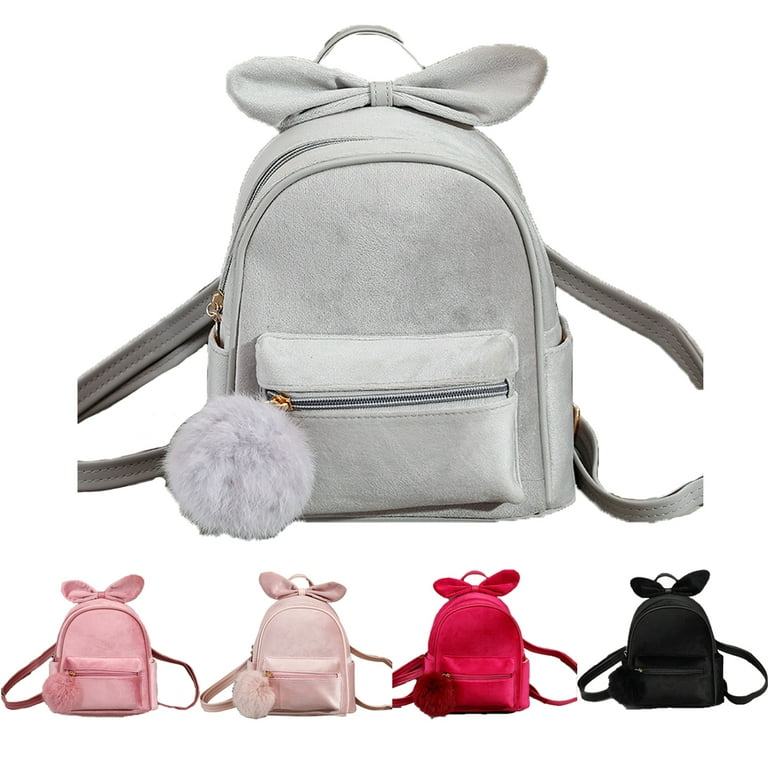 PU Mini Backpack Travel Bag Multi Function Teen Boys Girls Casual Casual