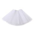 thumbnail image 2 of Tutu Skirts for Women Girls Adult Elastic 3 Layered Tulle Tutu Skirt with Sequin Stars Retro 80's Bubble Skirt White, 2 of 7