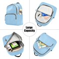 thumbnail image 5 of JIALIOU Mini Backpack Purse for Women Quilted Casual Daypack Small Travel Shoulder Bag, Light Sky Blue, 5 of 7