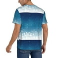 thumbnail image 2 of Fotbe Christmas Snowflakes Baseball Jersey Shirt for Men and Women, Casual Short Sleeves Button Down T-Shirt-XX-Large, 2 of 9