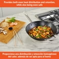 thumbnail image 6 of IMUSA 14in Light Cast Iron Preseasoned Wok with Stainless Steel Handle, 6 of 8