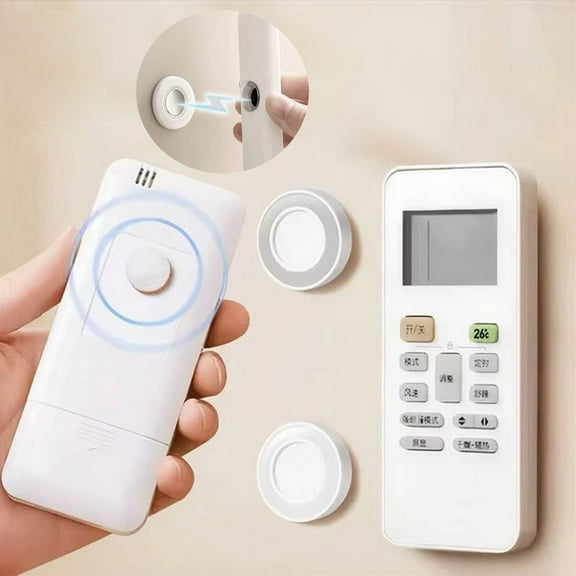 Magnetic Remote Control Holder, Remote Holder Wall Mount, 2025 New Silicone Organizer Wall Mount Hole Free, Upgrade Strong Adhesive TV Charger Holder Bedside Remote Control Holder (1pcs)