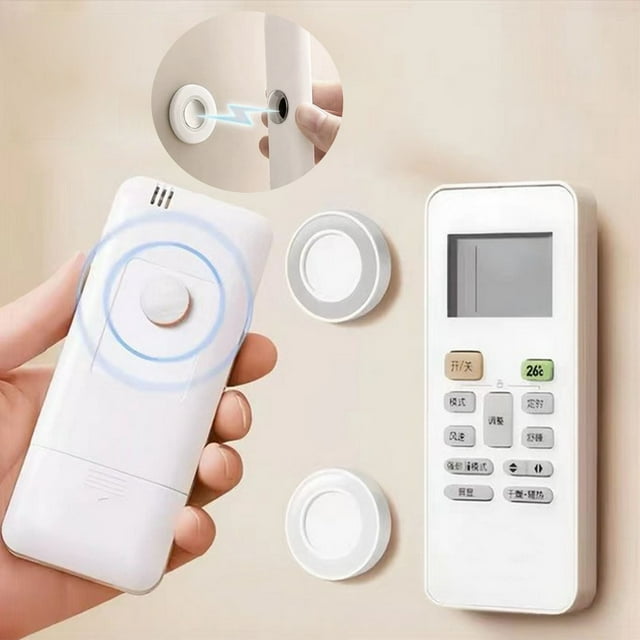Dpityserensio Remote Control Magnetic Tape Hook Non-punching Wall Mount Seamless Remote Control Router Storage Tool