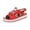 Red, variant on Clearance VerPetridure Women's Sandals Summer Casual Thick Soled Shoes Fish Mouth Casual Lace Up Sandals